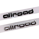 Audi Allroad Logo ABS Car Rear Sticker Emblem Badge Decal