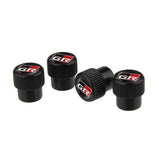 4pcs/set Toyota GR Logo Car Air Valve Stem Caps Auto Tyre Valve Covers