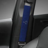 2pcs/set Mitsubishi Suede Car Safety Belt Pads Shoulder Covers