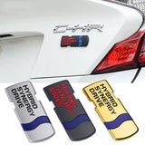 Car Trunk Badge Emblem Sticker for Toyota Hybrid Synergy Drive Reiz RAV4 Aygo Avensis Auto Whole Body Decal Exterior Accessories