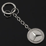 Mercedes Benz Diamond Metal Car Keychain Keyring
