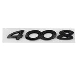 Peugeot 206 207 208 301 307 308 2008 3008 4008 5008 ABS Car Rear Sticker Trunk Letter Emblem Badge Decal