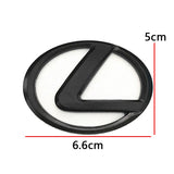 ABS Car Steering Wheel Emblem Center Sticker Decals for Lexus