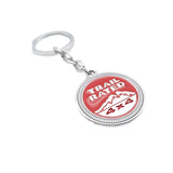 Jeep TRAIL RATED 4X4 Logo Metal Car Key Rings Keychain Pendant