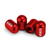 4pcs/set Lincoln Car Air Valve Stem Cap Anti Dirty Tyre Valve Covers