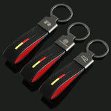 For Volkswagen VW R Lavida Golf MK7.5 T-ROC T-CROSS Jetta Polo MAGOTAN B6 B7 B8 Caddy Car Logo Keyring Metal Key Chains Holder Pendant