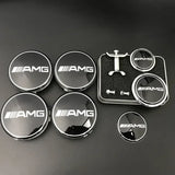AMG Car Wheel Hub Cap Front Hood Emblem Rear Badge for Mercedes Benz W203 W204 W205 W211 W212 W213 C180 C43 C63