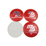 4pcs/set 60mm/65mm Mazda MS Mazdaspeed Car Wheel Center Hub Sticker Decal