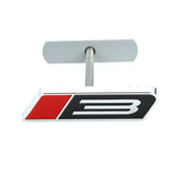 Ford Number 3 Metal Car Front Grille Emblem Badge Rear Sticker Decal