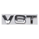 Audi V6T V8T Logo Car Rear Sticker Trunk Emblem Badge Decal