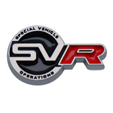 2x1.2cm Land Rover SVR Metal Car Center Control Sticker Steering Wheel  Emblem Badge