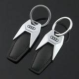 Audi Leather Car Keyring Key Ring Chain Pendant