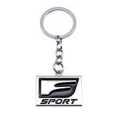 Lexus FSPORT Logo Metal Car Key Rings Keychain Pendant