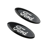 58x22mm Ford Epoxy Aluminum Car Steering Wheel Emblem Sticker Decal