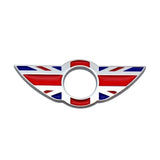 Car Door Lock Pin Emblem Sticker Wing Badge Decoration for Mini Cooper