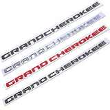 Jeep Grand Cherokee ABS Car Body Fender Sticker Trunk Emblem Badge