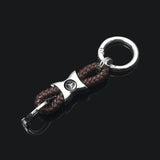 Mercedes Benz AMG Smart Apple Tree Logo Braided Rope Car Keychain Keyring