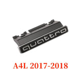 Audi Quattro Logo ABS Car Front Grille Emblem Badge Four-Wheel Drive Tail Standard Sticker