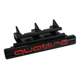 Audi Quattro ABS Car Front Grille Emblem Badge Decal