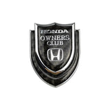 Honda Shield Carbon Fiber Car Rear Sticker Window Emblem Badge Decal