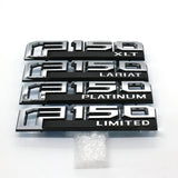 2PCS Ford F150 ABS Car Body Side Sticker Emblem Badge Decal
