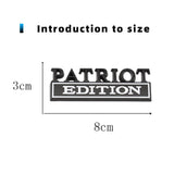 Jeep Patriot Edition Metal Car Front Grille Emblem Badge Auto Rear Sticker Decal