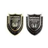 Honda Shield Carbon Fiber Car Rear Sticker Window Emblem Badge Decal