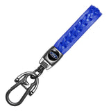 Ford PU leather Braided Rope Car Keychain