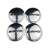 4pcs/set 56/75mm Mercedes Benz AMG Brabus Apple Tree Car Wheel Center Hub Cap Sticker Decal