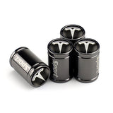 4pcs Tesla Logo Car Tire Valve Caps