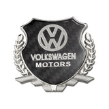VW Metal Carbon Fiber Car Rear Sticker Shield Trunk Emblem Badge Decal