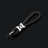 Mercedes Benz AMG Smart Apple Tree Logo Braided Rope Car Keychain Keyring
