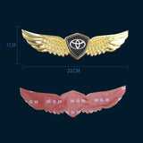 Toyota Metal Wings Car Front Sticker Emblem Badge Decal