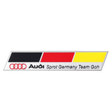 Audi Sline Quattro Aluminum Alloy Car Sticker Nameplate Emblem Badge Decal
