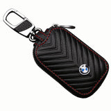 BMW Leather Car Key Wallet Key Bag Protective Case