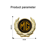 MG Metal Car Rear Sticker Trunk Emblem Badge Decal