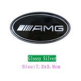 Mercedes Benz AMG Maybach Elliptical Metal Car Window Sticker Emblem Badge Decal