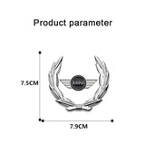 MINI Cooper Wheat Metal Car Window Sticker Emblem Badge Decal