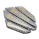 4pcs/set MG Carbon Fiber Car Door Anti-Scratch Sticker Door Side Protection Bumper Strips