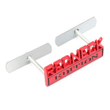 Jeep Redneck Edition Metal Car Front Grille Emblem Badge Auto Rear Sticker Decal