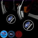2pcs Subaru Wireless Car Welcome Door Laser Projection LED Light