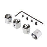 4pcs/set Renault Anti-Theft Car Air Valve Stem Cap Auto Tyre Valve Covers