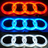 18.2x5.8cm Audi Car LED Light Front Rear Emblem Badge