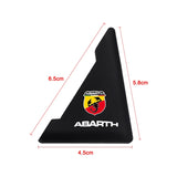 2PCS Abarth Car Door Corner Edge Cover Anti-Scratch Protective Sticker