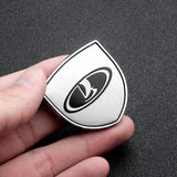 2pcs 39x39mm Lada Shield Metal Car Window Sticker Emblem Badge Decal