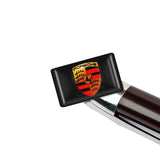 10pcs Porsche Epoxy Car Armrest Button Sticker