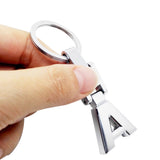Mercedes Benz Letter A B C E G R S GL ML SL Metal Car Keychain Key Ring Holder