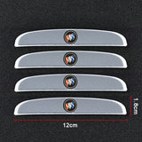 4pcs/set Buick Car Door Mirror Side Anti Collision Sticker Bumper Strips
