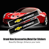 2pcs Chevrolet Metal Car Sticker Emblem Badge Decal Decoration