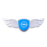 Opel Logo Metal Wings Car Front Hood Bonnet Center Sticker Emblem